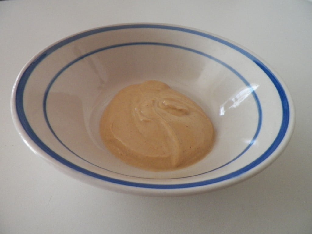 Bowl of Healthy PB2 Peanut Butter Icing