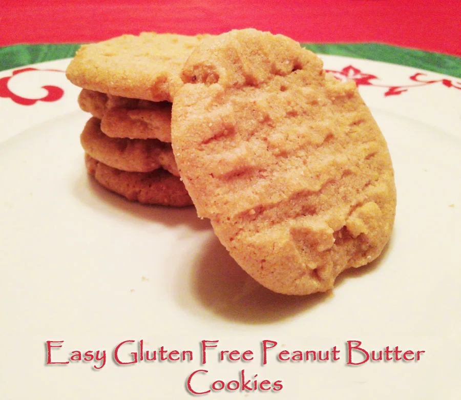 Easy Gluten Free Peanut Butter Cookies